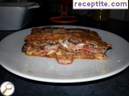 Lasagna eggplant Lasagna eggplant