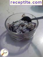 Chocolate ice cream with cookies Chocolate ice cream with cookies