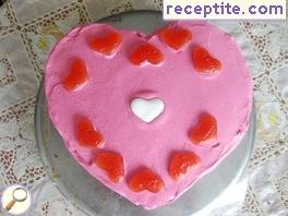 St. Valentinska layered cake