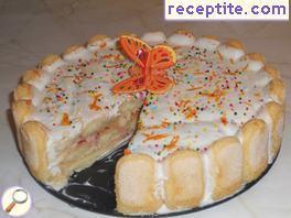 Layered cake with biscotti and yoghurt - II type