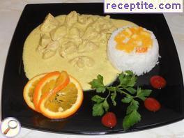 Chicken Hawaiian pineapple without