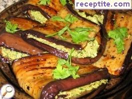 Eggplant with walnuts and mayonnaise Eggplant with walnuts and mayonnaise