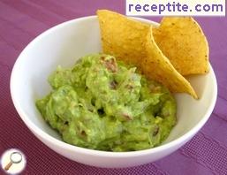 Guacamole sauce for chips