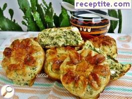 Banitsi muffins green