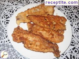 Fried Hake with beer