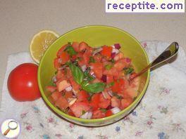 Tomato Salad with basil Tomato Salad with basil