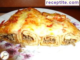 Pancakes with minced meat