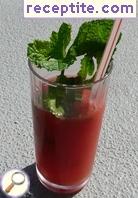 Fresh cocktail with watermelon