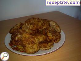 Meatballs with eggplant and minced meat