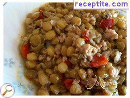 Lentils rustic