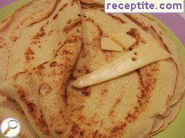 Blini with semolina