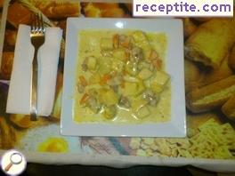 Chicken with Bechamel sauce Chicken with Bechamel sauce