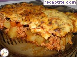Moussaka with spices