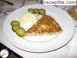Omelet with vegetable stuffing