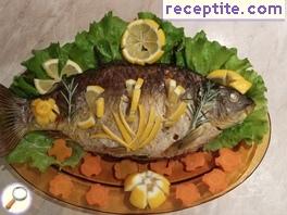 Stuffed carp St. Nicholas