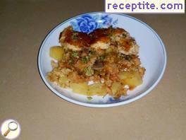 Gyuvetch with vegetables and millet