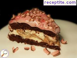 Layered cake Choco-Cheese