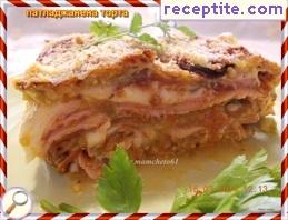 Eggplant layered cake