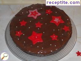 Layered cake with yogurt Layered cake with yogurt