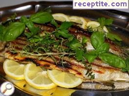 Trout with herbs