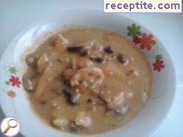 Chicken in mushroom sauce