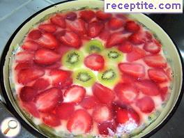 Cheesecake with fruit Theodora