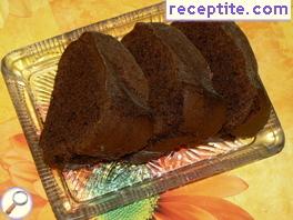 Chocolate sponge cake with flour type