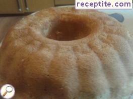 Sponge cake with water