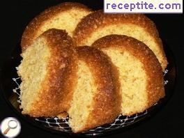 Pastry with corn meal Pastry with corn meal