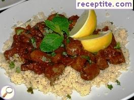 Lamb tagine with apricots