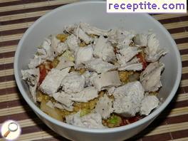Aromatic cooked chicken breasts
