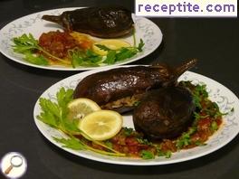 Lebanese stuffed eggplant