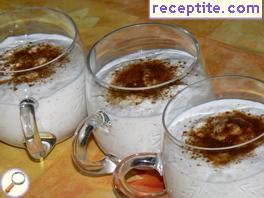 Banana dessert with cottage cheese