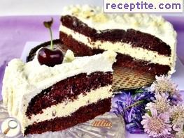 Cocoa layered cake Cocoa layered cake