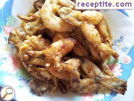 Caramelized frog legs