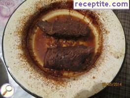Filet-spindle with walnuts and mushrooms Filet-spindle with walnuts and mushrooms