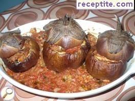 Chicken in eggplants