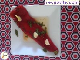 Marinated roasted red peppers - II type