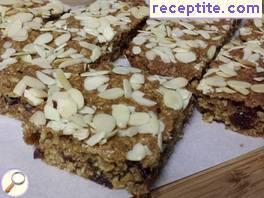 Healthy bar with einkorn flour