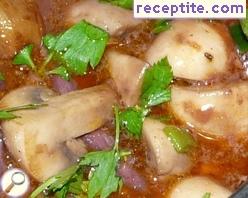 Stewed mushrooms