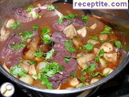 Rooster wine (Coq au vin)