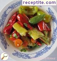 Fried pickled peppers