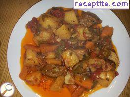 Pork with vegetable stew
