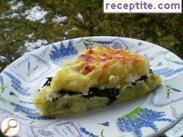 Spinach moussaka Spinach moussaka