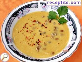 Cream soup of chickpeas