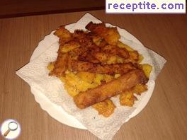 Fried corn flakes