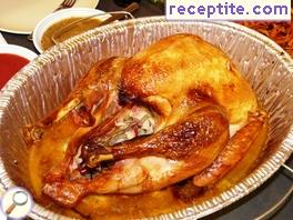 Marinated roast turkey