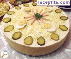 Salad-layered cake - III type