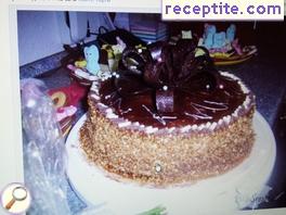 Chocolate layered cake Mom