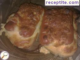 Hot sandwiches skinless sausages Hot sandwiches skinless sausages
